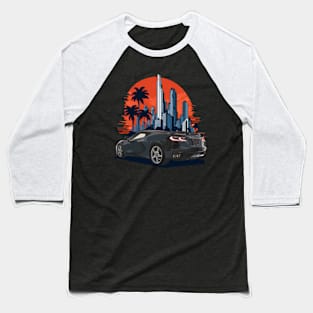 Chevrolet Corvette Sport car city Baseball T-Shirt